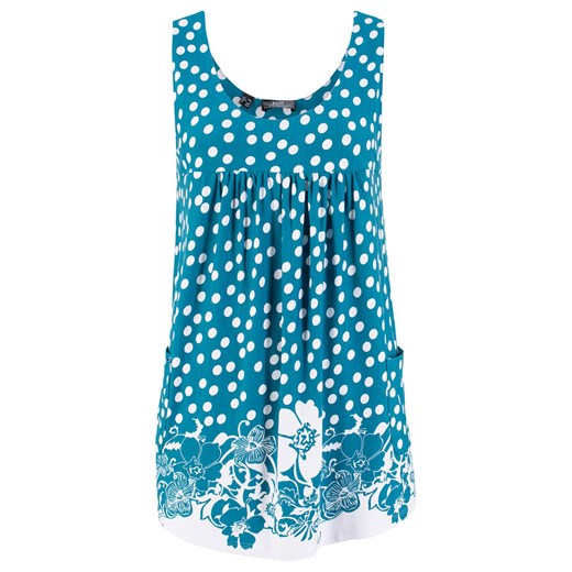 Luźniejszy top z nadrukiem dookoła | bonprix Bonprix 52/54 bonprix