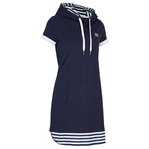 Sukienka shirtowa z bawełny, krótki rękaw | bonprix Bonprix 48/50 bonprix