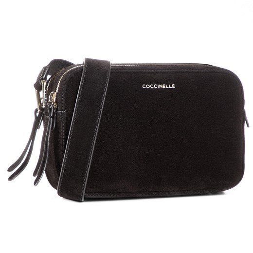 Torebka COCCINELLE - GT1 Rendez-Vous Suede E1 GT1 15 01 01 Noir 001 eobuwie.pl