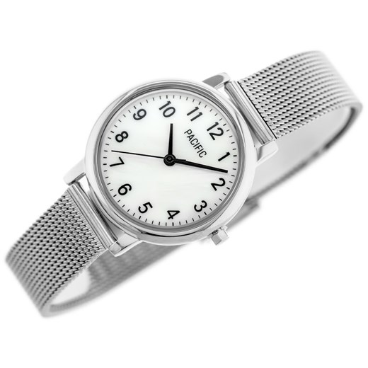ZEGAREK DAMSKI PACIFIC X6144 - siatka (zy634b) - Srebrny Pacific TAYMA