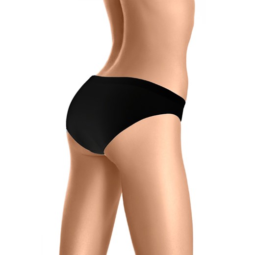 Majtki Bezszwowe Bawełniane Mini Bikini Cotton, Black, M Gatta S Gatta