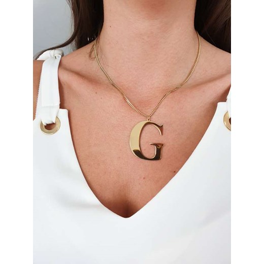 N588 Naszyjnik Celebrytka LITERKA G 4 cm Magnetic Magneticsklep