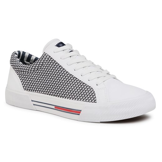 Trampki męskie Tommy Jeans białe casual wiązane