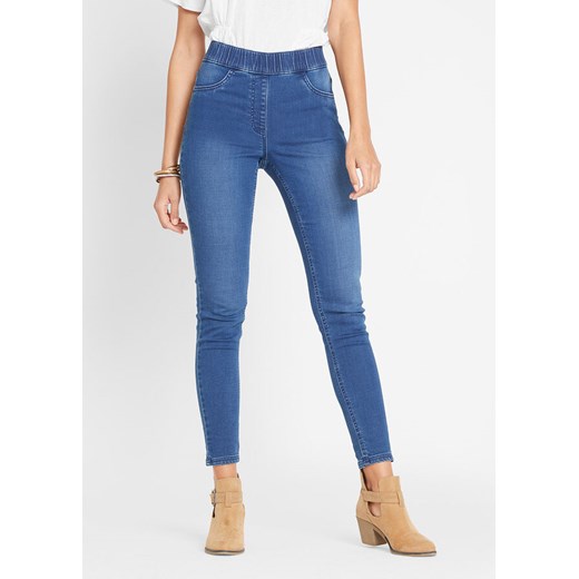 Legginsy w optyce dżinsów z kolekcji Maite Kelly | bonprix Bonprix 56 promocja bonprix