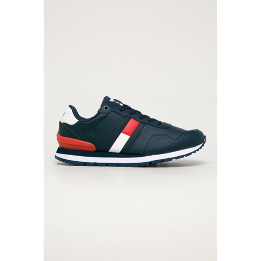 Buty sportowe męskie Tommy Jeans sznurowane ze skóry