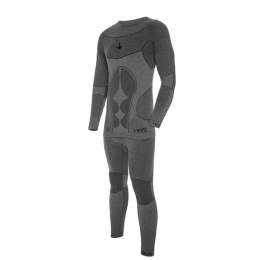 Komplet Bielizny Termoaktywnej Męskiej Viking Primus 08 Szary Viking XL okazja evertrek
