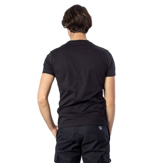 Calvin Klein Jeans T-shirt Mężczyzna - WH7-ESSENTIAL_SLIM_TEE_9 - Czarny M Italian Collection Worldwide