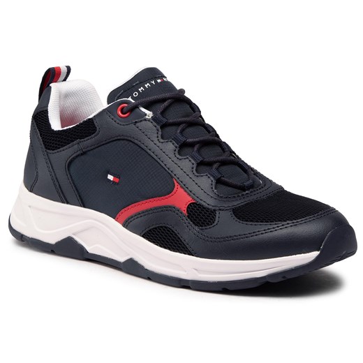 Buty sportowe męskie czarne sznurowane