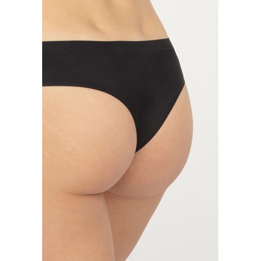 Majtki Brazyliany Cięte Laserowo Brazylian Softi, Black, L Gatta XS Gatta