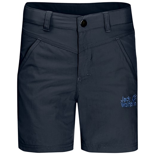 Granatowe spodenki chłopięce Jack Wolfskin z nylonu