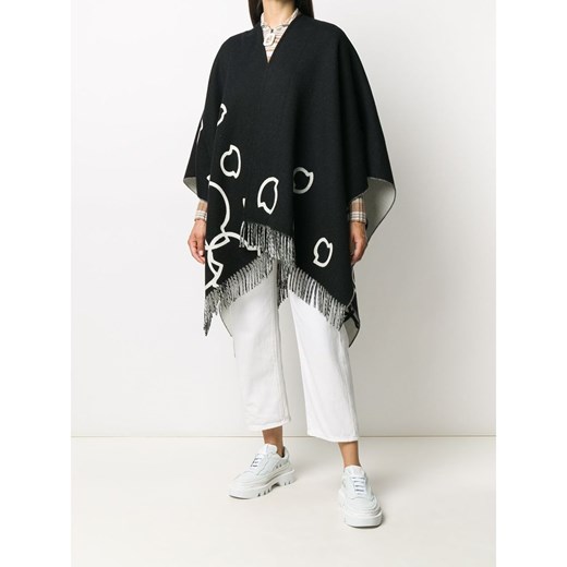 Logo fringed cape Moncler ONESIZE showroom.pl