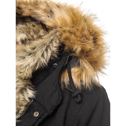 KURTKA MĘSKA PARKA CZARNA OZONEE O/5578Z XXL ozonee.pl wyprzedaż