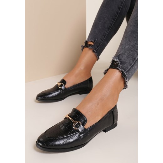 Czarne Mokasyny Barnard Renee 37 renee.pl