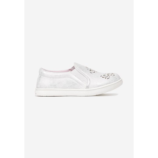 Białe Slip On Tharinia Born2be 28 born2be.pl