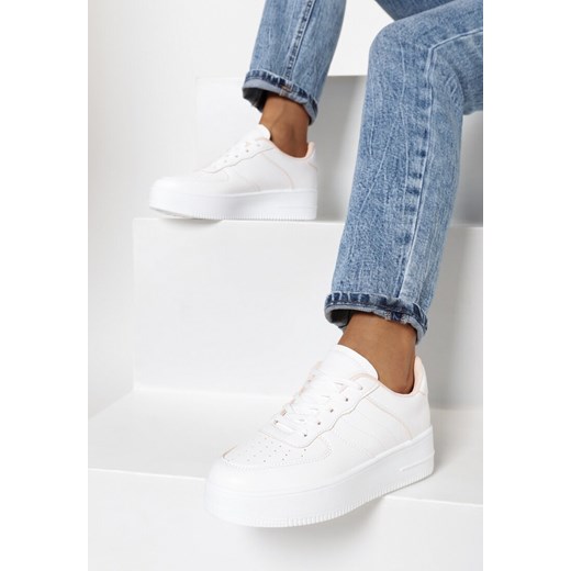 Biało-Różowe Sneakersy Idahthera Born2be 37 born2be.pl