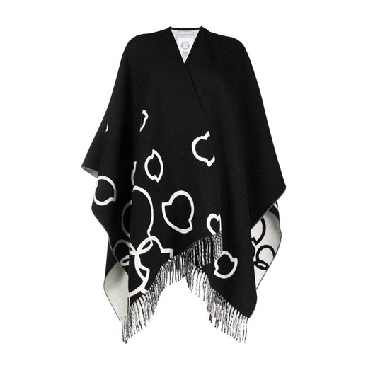 Logo fringed cape Moncler ONESIZE showroom.pl
