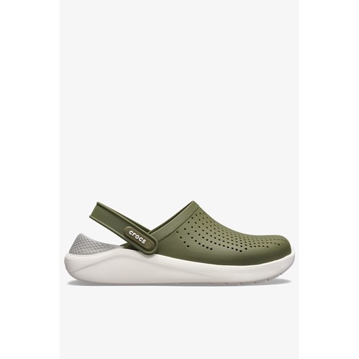 Klapki Crocs LITERIDE CLOG 204592-37P ARMY GREEN/WHITE ARMY GREEN/WHITE Crocs M11 wyprzedaż eastend