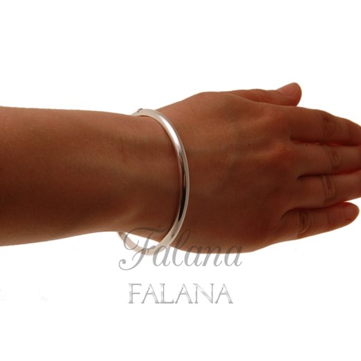 Srebrna bransoleta owalna fb229 - 14,7g. Falana Falana