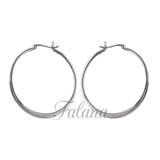 KOLCZYKI SREBRNE KOŁA 40 MM POSZERZANE k2170 - 5,7 g. Falana Falana