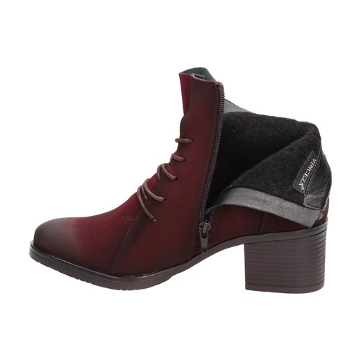 Bordowe botki damskie VINCEZA 10483 Suzana.pl 40 okazja suzana.pl