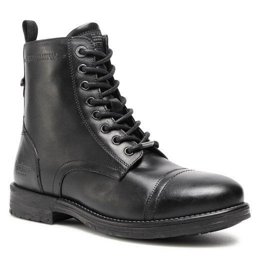 Buty zimowe męskie Pepe Jeans sznurowane czarne