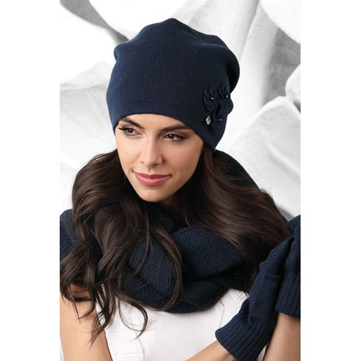 Kamea Woman's Gloves K.18.959.12 Navy Blue Kamea One size Factcool