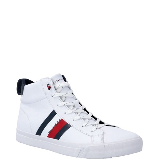 Tommy Hilfiger Skórzane trampki FLAG Tommy Hilfiger 44 promocyjna cena Gomez Fashion Store