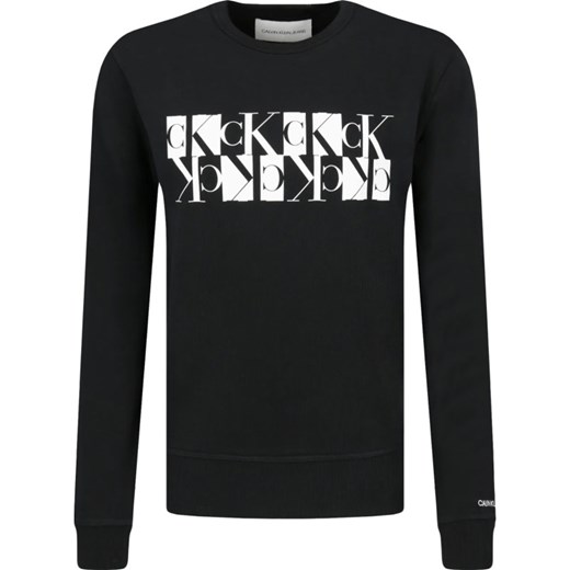 CALVIN KLEIN JEANS Bluza MIRRORED MONOGRAM | Regular Fit L okazja Gomez Fashion Store