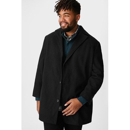 C&A Płaszcz-miks wełniany, Czarny, Rozmiar: 3XL Westbury 6XL C&A