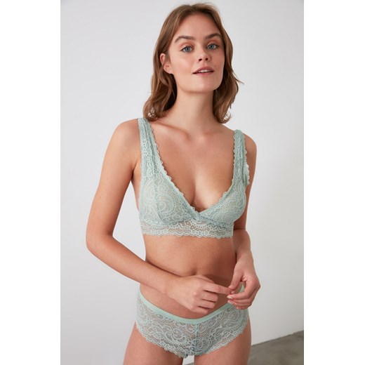 Trendyol Green Lacy Bra Trendyol L Factcool