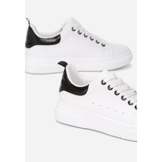 Biało-Czarne Sneakersy Sireireida 38 okazyjna cena born2be.pl