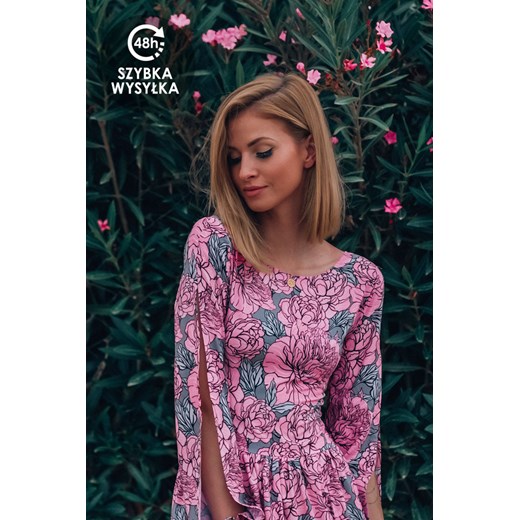 WZORZYSTA SUKIENKA MAXI GRACE S Naoko L promocyjna cena NAOKO