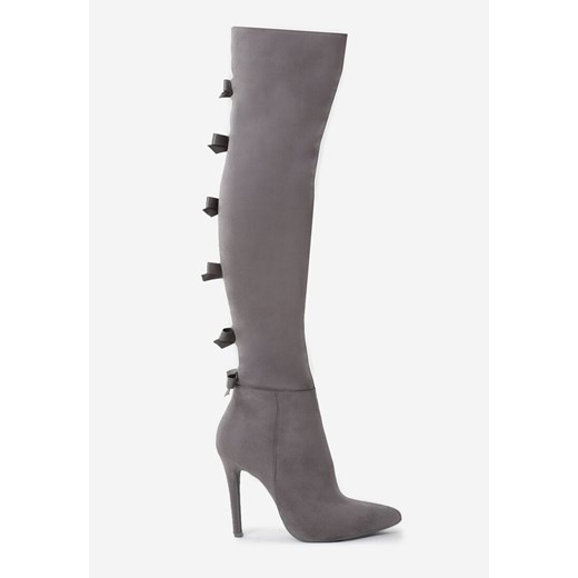 Szare Kozaki Fashionable Sue Renee 36 renee.pl