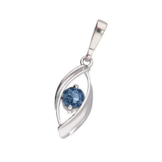 Srebrny wisiorek z kryształem Swarovski W 2011 Polcarat Design Polcarat Design