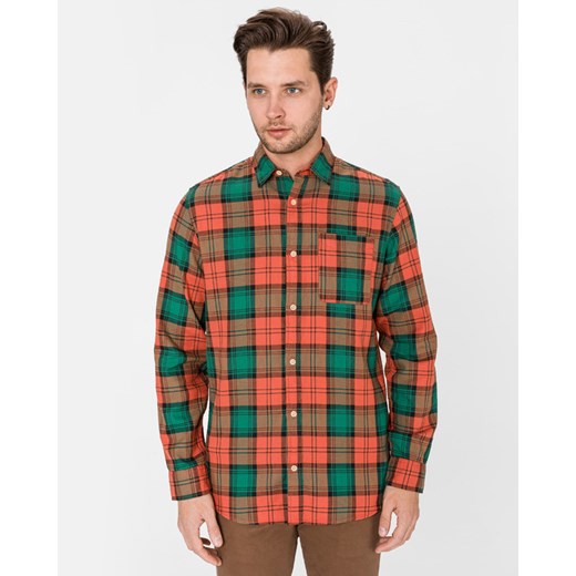 Jack & Jones Jeff Koszula Zielony Pomarańczowy Jack & Jones M wyprzedaż BIBLOO