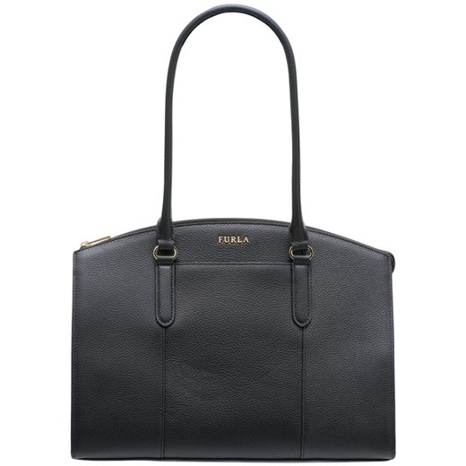 Shopper bag czarna Furla skórzana