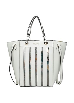 Shopper bag biała Nobo