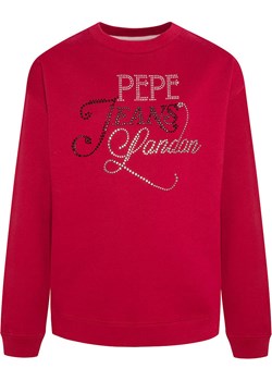 Bluza dziewczęca Pepe Jeans bawełniana czerwona