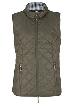 Kamizelka damska Bonprix zielona casual