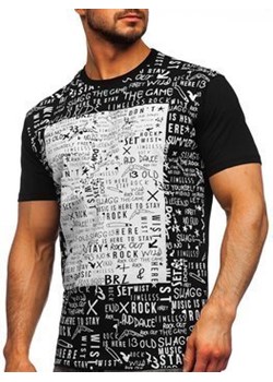 T-shirt męski Denley z nadrukami