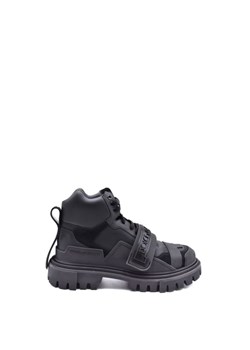 Workery damskie czarne Dolce & Gabbana casual wiązane
