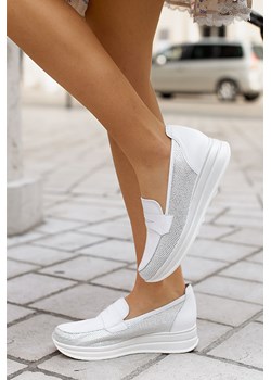 Balerinki Saway skórzane casual