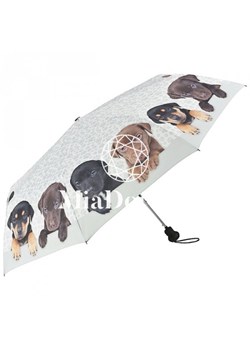 Parasol biały Von Lilienfeld w nadruki