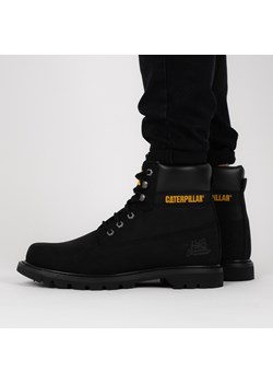 Workery damskie Caterpillar casual bez wzorów z gumy