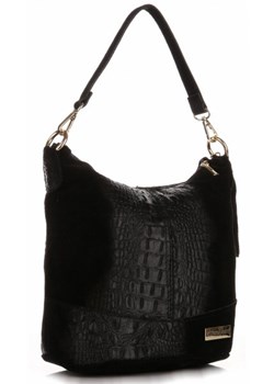 Shopper bag Vittoria Gotti ze skóry
