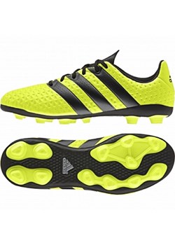 Buty sportowe dziecięce zielone Adidas wiązane