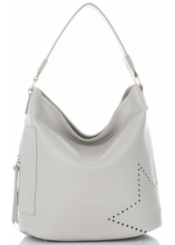 Shopper bag David Jones z breloczkiem casual
