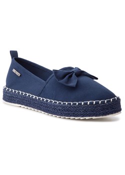 BIG STAR espadryle damskie tkaninowe niebieskie casual bez zapięcia bez wzorów