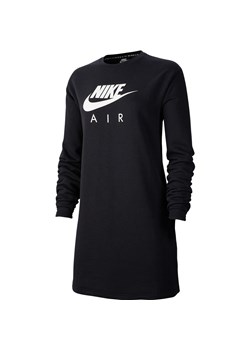 Sukienka Nike mini bawełniana z długim rękawem