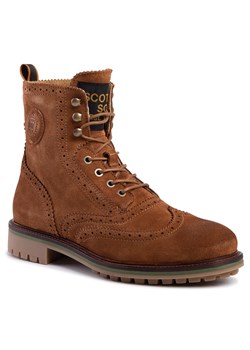 Brązowe buty zimowe męskie SCOTCH&SODA casual